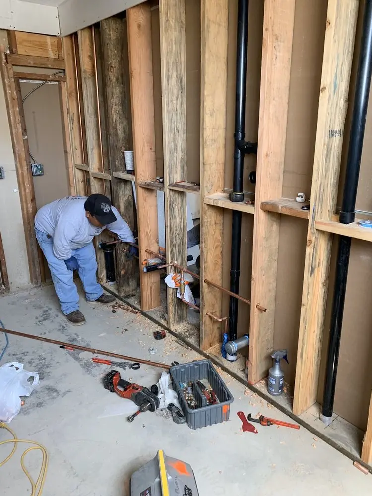 Commercial rough-in plumbing for Trenchless Sewer Repair in Cranbury